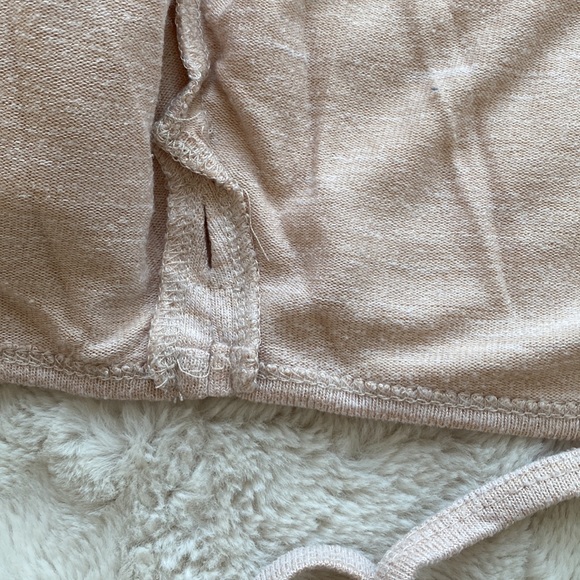 Cropped wrap midi sleeve top - Picture 3 of 3